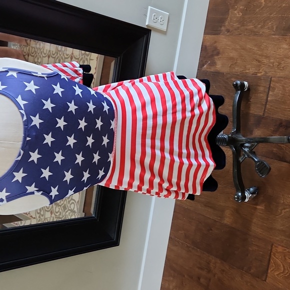 Perfashion Girls' Fourth of July Dresses Casual Sleeveless Patriotic Clothing - Picture 5 of 9
